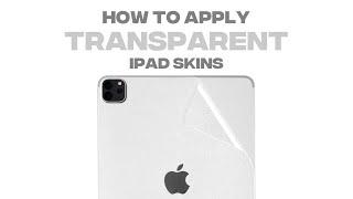 How to Apply Transparent iPad Skins | Capes