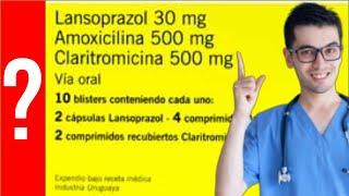 Lansoprazol, Claritromicina y Amoxicilina para que sirve | Y MAS!!  úlceras , Helicobacter pylori