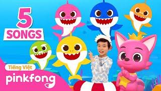 [TOP5] Cá Mập Con doo doo doo  Bài hát Baby Shark + Tuyển tập | Pinkfong! - Nhạc thiếu nhi