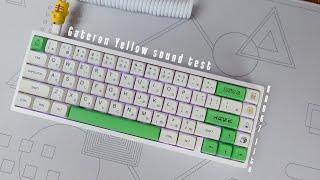 gateron yellow sound test | standard & PRO | kbd67 lite