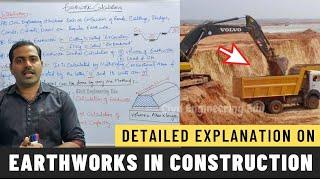 Calculate the Quantity of Earthwork | Excavation Work in Construction #civilengineeringedu #canal