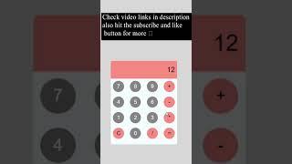 Simple Calculator making with HTML , CSS ,JS.