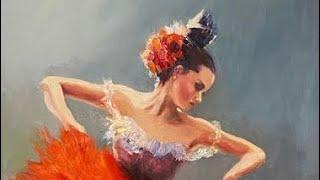 Spanish Dancer oil painting process @riveralucioni