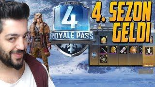 4. SEZON GELDİ ROYALE PASS I AÇTIM EFSANE SEZON-PUBG MOBİLE 0.9.5