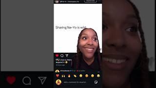 Yall sharing Ne-Yo? ‍ #reactionvids #funnycomments #dating #greenscreen #marchmadnessyoutube