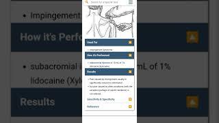 2) Neer test for Shoulder Impingement