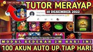 CARA MAIN MERAYAP‼️ 2M AUTO UP TO BB || Modal Sedekah 2M Hari Ini || Higgs Domino Islands