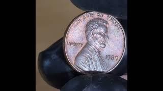 ️ 1980 COPPER PENNY BUSINESS STRIKE = EP 412 #coin #cleancoins #coincollecting