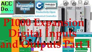 Productivity Open P1AM Industrial Arduino P1000 Expansion Digital Inputs and Outputs Part 1