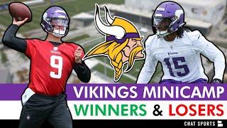 Minnesota Vikings Minicamp Winners & Losers Ft. J.J. McCarthy, Justin Jefferson &  Dallas Turner