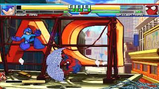 NICK54222 MUGEN: Mega Man (NDSilva) VS Spider-Man (NDSilva)