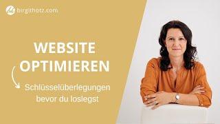 Website optimieren: Schlüsselüberlegungen & bewährte Strategien für erfolgreiche Website-Optimierung