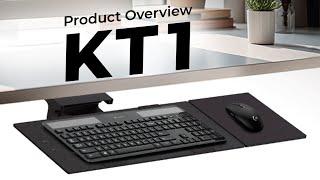 An ergonomic underdesk keyboard tray for your office desk | type more comfortably