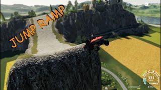 Farming Simulator 19 JUMP RAMP | Atlama rampası