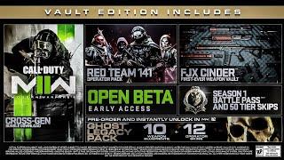 MODERN WARFARE II CROSSGEN/VAULT EDITION PREORDER BONUSES: RED TEAM 141, FJX VAULT, AND MORE