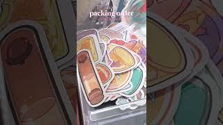 #shorts ASMR packing order for Rosely ~ [Rose]#asmr #aesthetic #packingorders #asmrpacking