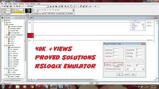 RSLogix500 PLC Simulator - RSLogix 500 - RSLinx - RS500 Emulate | RSLogix500 PLC模拟器 | Симулятор ПЛК