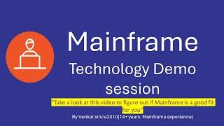 Mainframe Technology/Developer Training from 3-June-2024 @9PM +91-7997745085