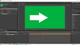 After effets cs6 oktató. Nyilak mozgatása, animáció.
