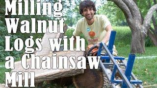 Using a Chainsaw Mill (Alaskan Mill)