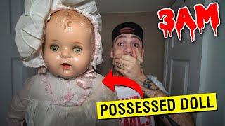 (POSSESSED DOLL) ONE MAN HIDE AND SEEK CHALLENGE AT 3AM!! *DOLL MOVES ON ITS OWN*