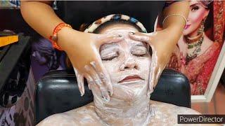 D Tan फेशियल करने का सही तारिका/how to do entertaining facial step by step at home/Pooja Chaudhary