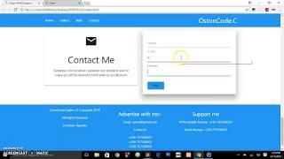 How to create a simple Contact form using Materialize.