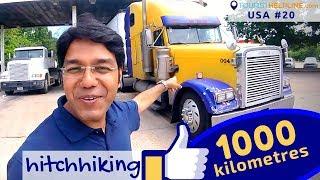 The longest ride in a Truck | Hitchhiking in USA