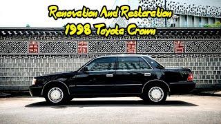 1998 Toyota Crown Car Renovation and Restoration Process | The Revival of a 27 Year Old Car