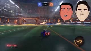 FathPinder (PathFinder) talk while playing Rocket League