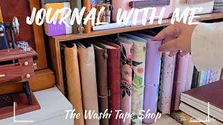 ASMR Journaling + Unboxing Pet Tapes ft @TheWashiTapeShop