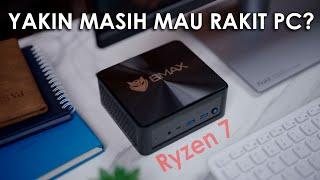 Tahun 2025 Masih RAKIT PC⁉️ INI Mini PC MURAH, IRIT DayaTapi KENCENG Pake Ryzen 7! BMAX B5 A Pro