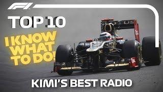 Top 10 Moments of Radio Raikkonen! Kimi's Best Team Radio Messages