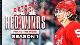 NHL 25: DETROIT RED WINGS FRANCHISE MODE - SEASON 1