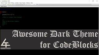Setup Dark Theme in Code Blocks IDE  [ YOU CAN EDIT THE THEMES ]