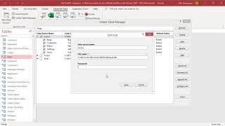 How to Edit Data Source of Linked table in MS Access - Office 365