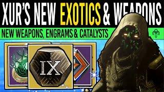 Destiny 2: XUR'S TASTY CATALYSTS & RARE ARMOR! Class Items, Exotics, Engrams & Armor (27th Sept)