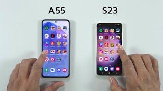 Samsung A55 vs S23 - SPEED TEST