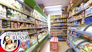 Empty Shop With Delicious Food. I Show The Most Expensive Moscow Stuff That Only The Rich Can Afford