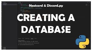 How To Make a Database For a Discord Bot! | Discord.py & Nextcord
