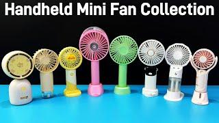 Handheld Mini Fan Collection - Portable Humidifier Spray, Powerful Wind | Unboxing And Review