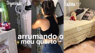 ARRUMANDO MEU QUARTO | faxina pesada, organização, limpeza, tour