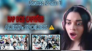 React 2 em 1 Rap dos Capitães | A Sua Chance é Zero - Vinsmoke e Rap dos Capitães da Gotei 13 - WLO