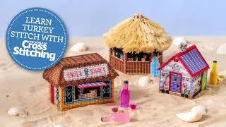 The World of Cross Stitching: Turkey stitch 3D beach bar