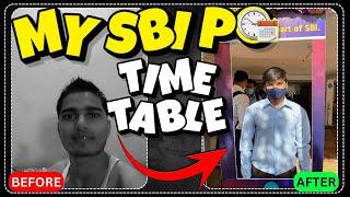 My SBI PO Time Table | Beginner to Mains Level | Vijay Mishra