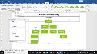 របៀបបង្កើតរចនាសម្ព័ន្ធ ក្នុងកម្មវិធី Word/How to build a structure in Word