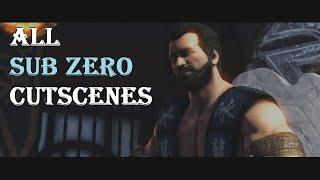 Mortal Kombat X ALL SUB ZERO Character Cutscenes Story Mode (Steven Blum) MKX