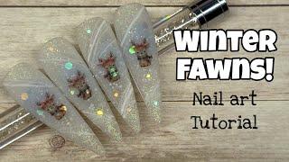 Festive Fawn Nail Art Tutorial! | Nail Sugar