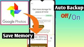 Google Photos Auto Backup // Manage Storage