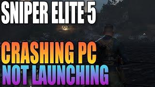 FIX Sniper Elite 5 Crashing & Not Launching On PC | 0x000004c7 Launch Error